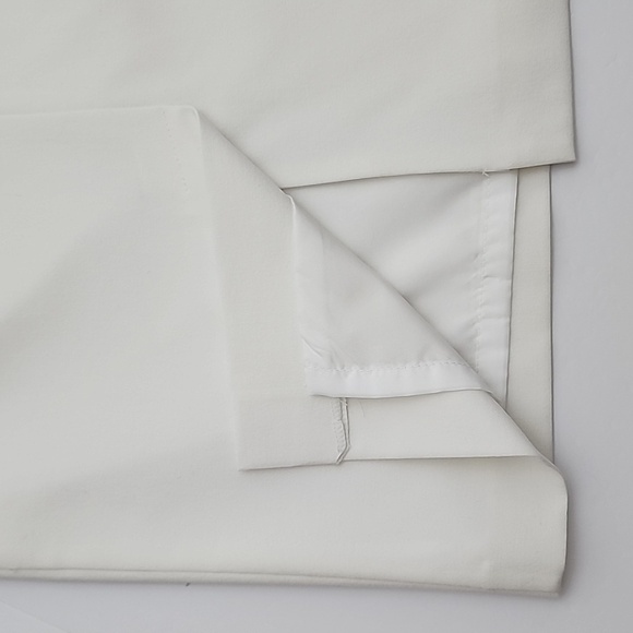 Carriere Studio Cream Lined Pencil Skirt Back Lined Slit Side Zipper Size 32 - Picture 8 of 11